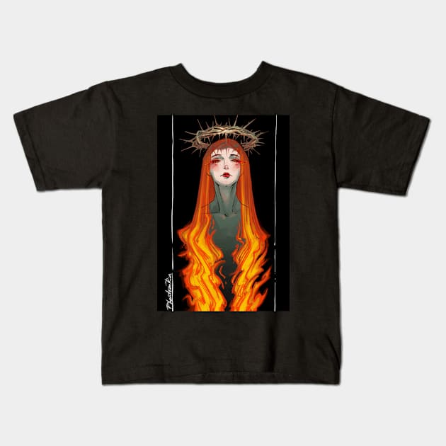 little martyr Kids T-Shirt by PhantomRin